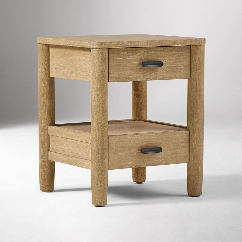 Kerryn Wooden Bedside Table - Craft Decor