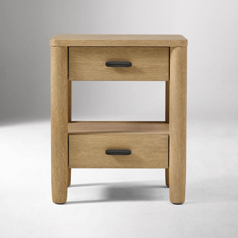 Kerryn Wooden Bedside Table - Craft Decor