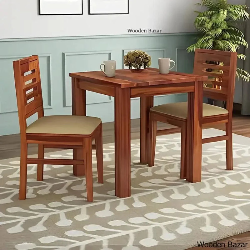 Harry Dining Sets With Two Seats in Teak Wood - Craft Decor