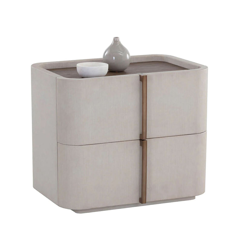Rockerz Modern Curved Bedside table - Craft Decor