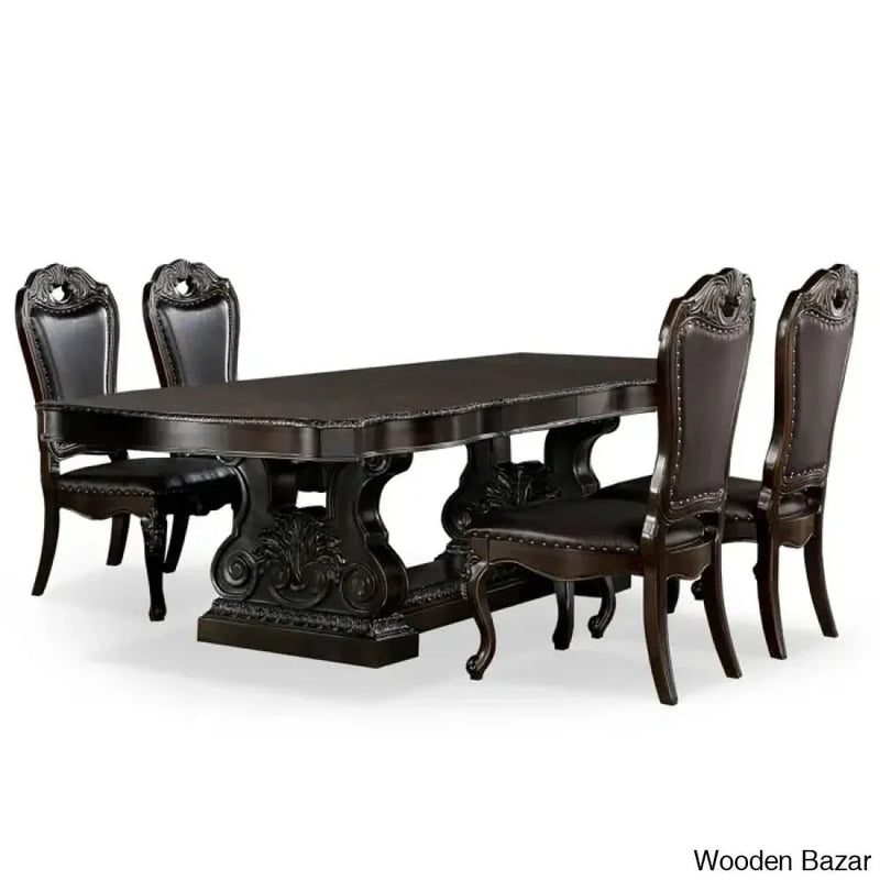 Hydrobe New Extendable Dining Table Set For Luxe Living