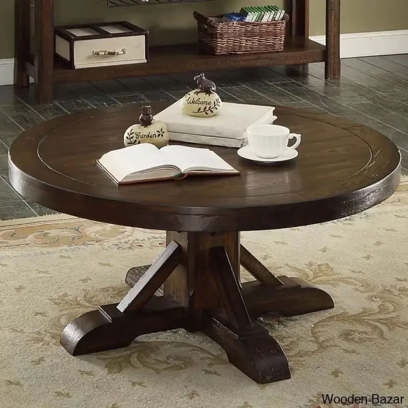 Iliyas Solid Wood Coffee table and Center Table