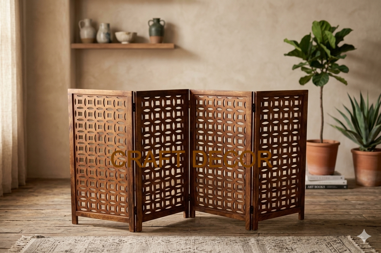 Wooden Room Divider Partition | Pet Safety Gae | Baby Safety Gate in 3 Feet Height