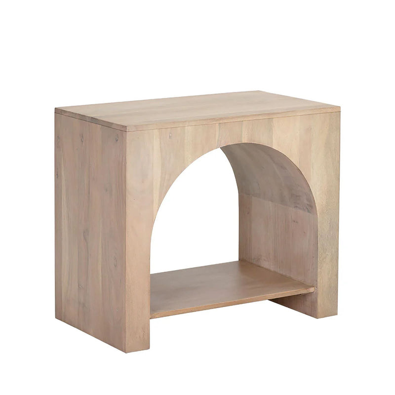 Ichedter Arched Bedside Table - Craft Decor