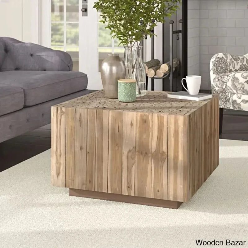 Jellen Solid Wood Coffee and Center Table