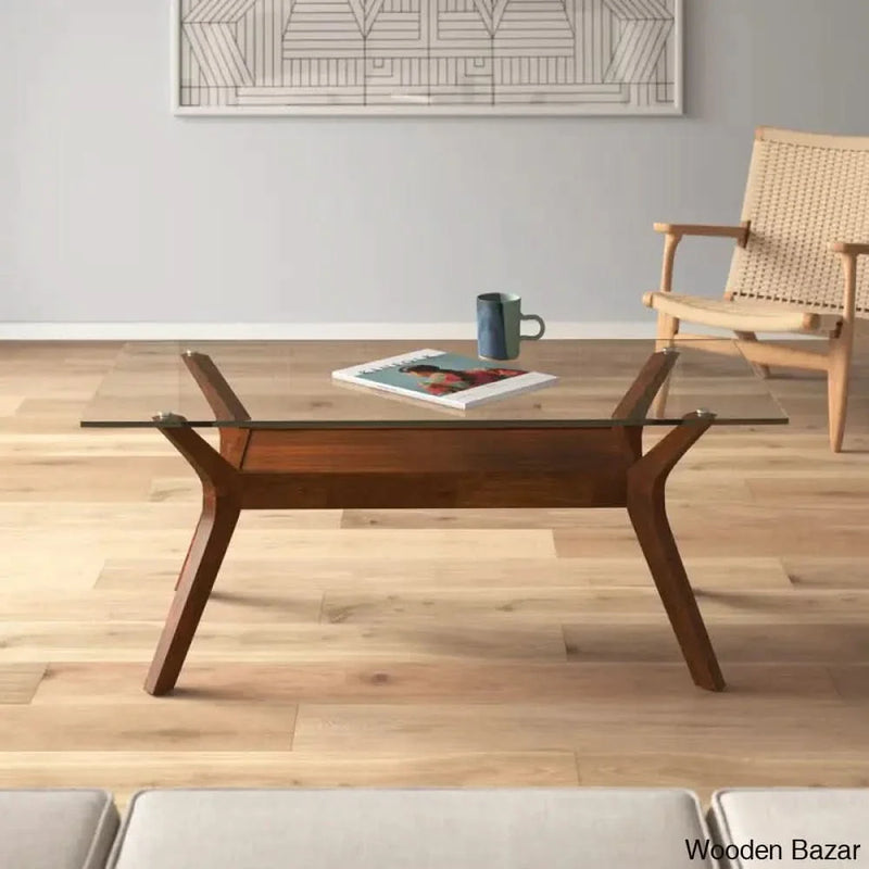 Jermariuos Glass Top Coffee and center Table