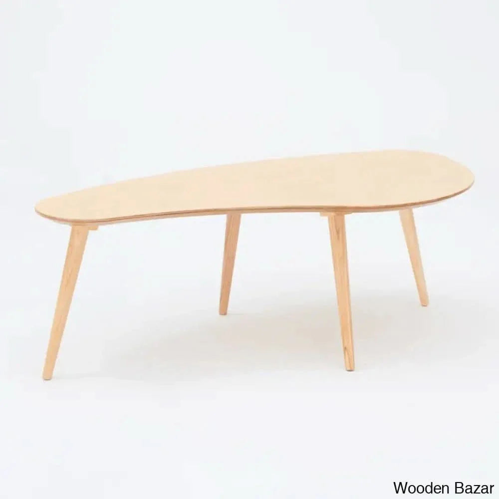 Jhaniyan Solid Wood Coffee And Center Table Natural