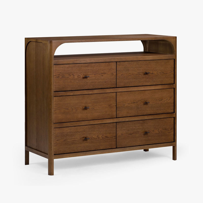 Arvaxed  6-Drawer Dresser - Craft Decor