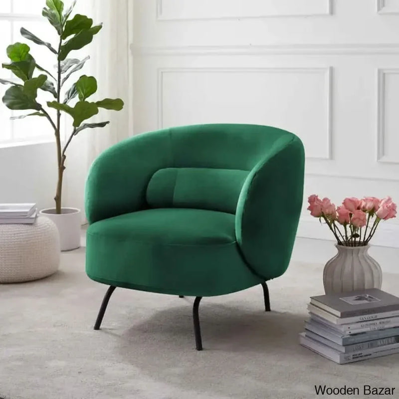 Jura Wide barrel accent  Lounge Chair - Craft Decor