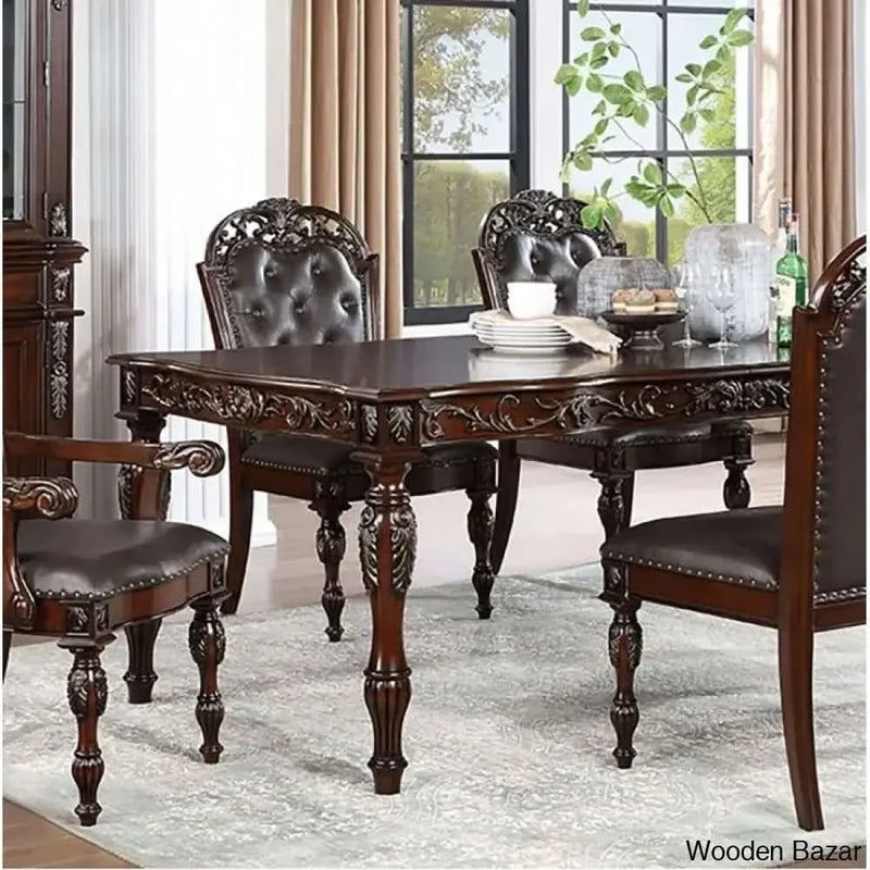 Kane Best 6 seater Extendable Dining Table Set by Craft Decor
