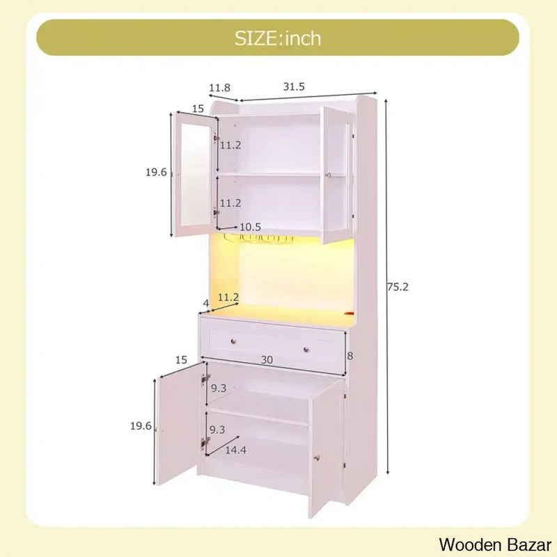 Katasia 31.5'' Bar Cabinet  latest Design