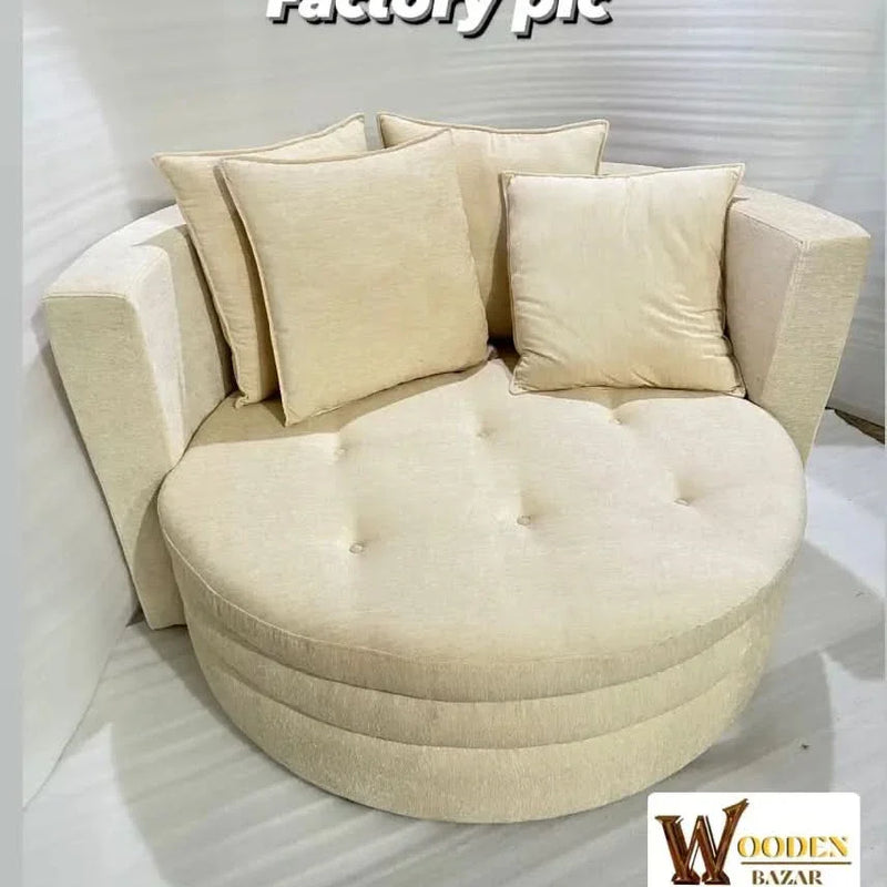 Kennedy 64'' Wide Barrel Chair