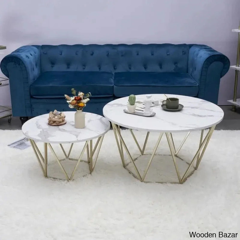 Kezlinen Stylish ( Set of 2 ) Coffee and center Table