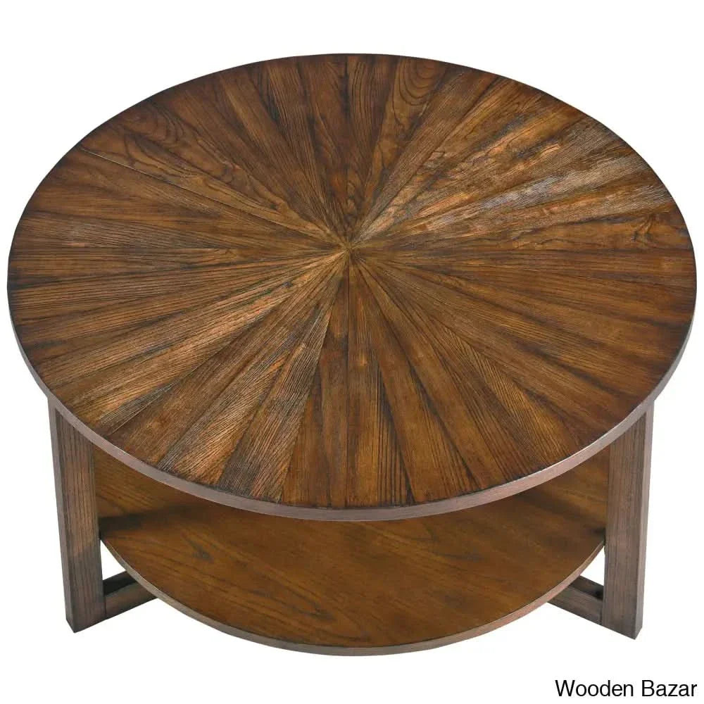 Khodie Latest Coffee And Center Table - Craft Decor Brown