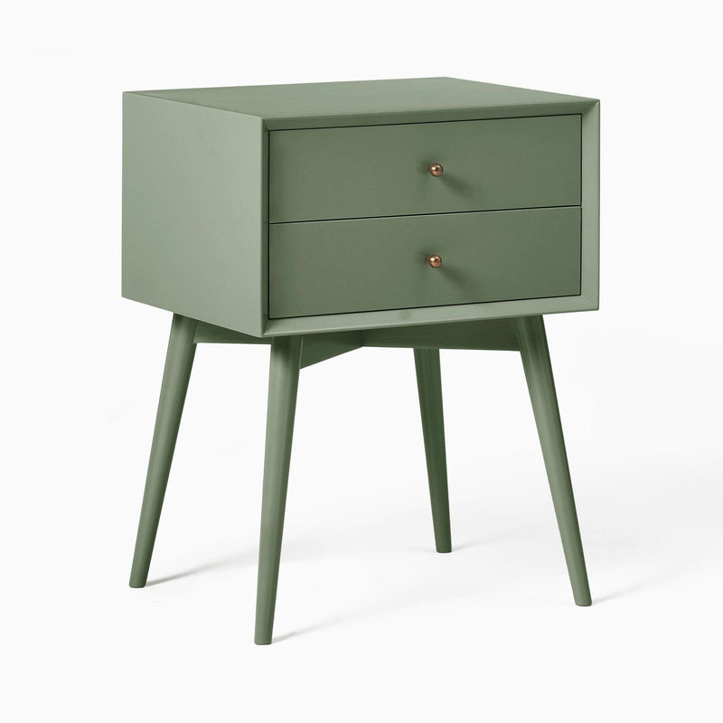 Kolerg Mid-Century Painted Bedside Table - Craft Decor