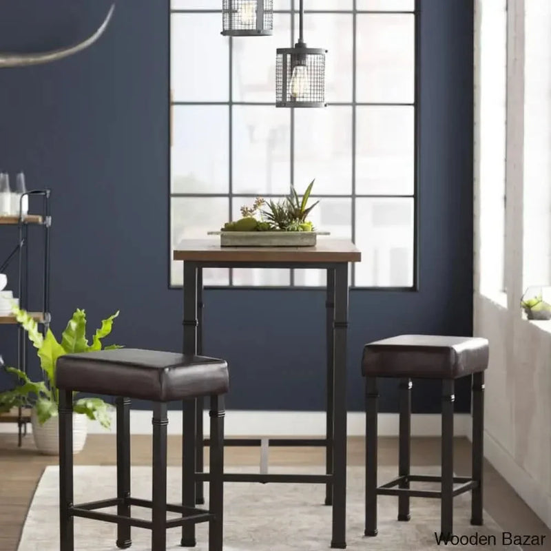 Kilmersdon 2 - Person Counter Height Dining Set