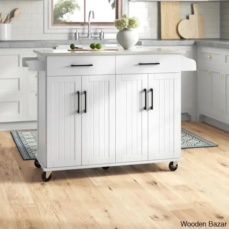 Kitchen Island Kitchen trolley cart cabinet kitchen island with storage