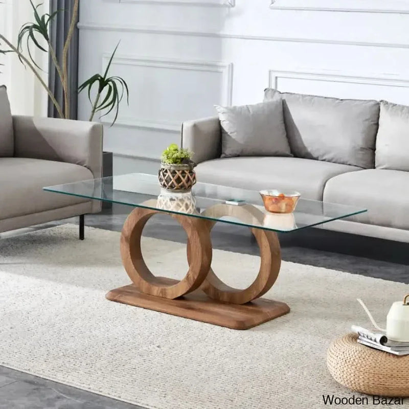 Labriala Glass Top Coffee and center Table