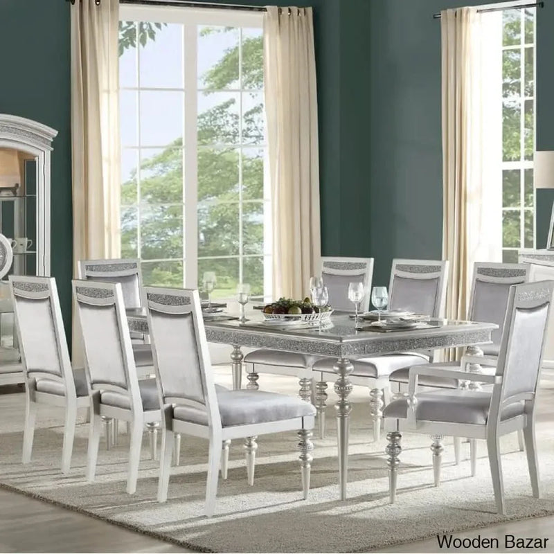 Leda Extendable Dining Table Set