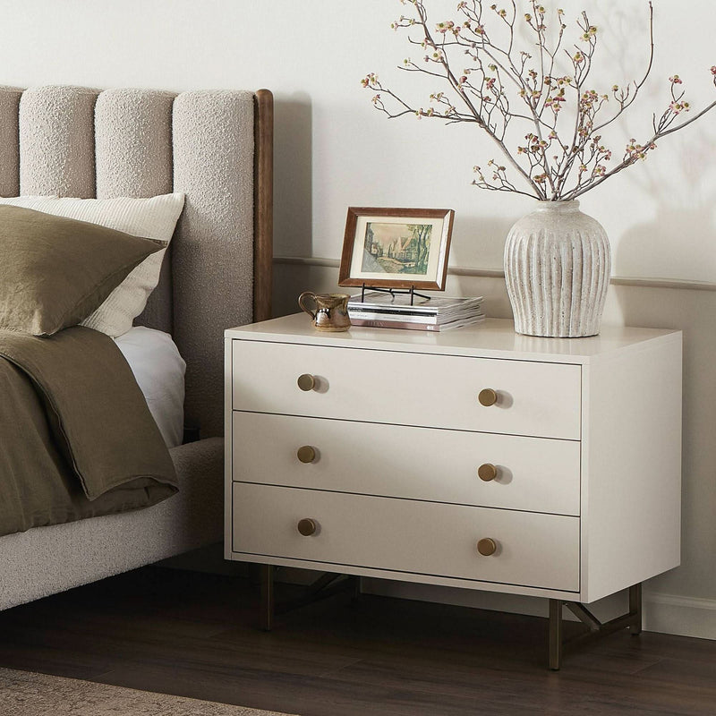 Kevylion Rectangle Bedside Table - Craft Decor