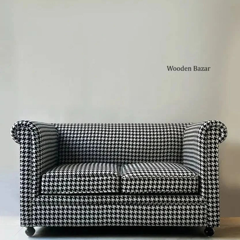 Linen 2 Seater trendy Sofa design - Craft Decor