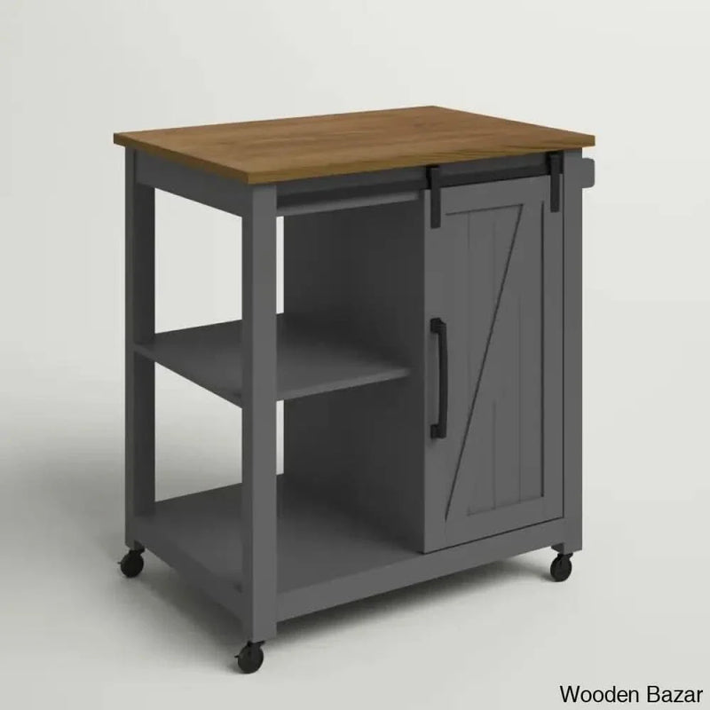 Lowman Wood Kitchen Cart Kitchen trolley cart cabinet kitchen island with storage