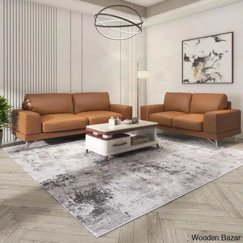 Luxurious 2/3 Seater sofa in Chic tan Brown color
