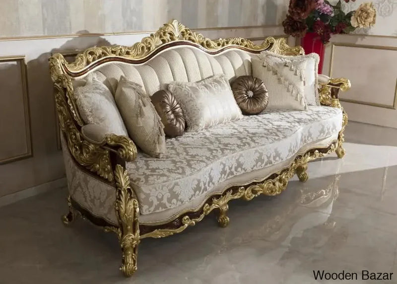 Luxury Sofa Set 3+3+1+1 & Center Taable & 2 End Table