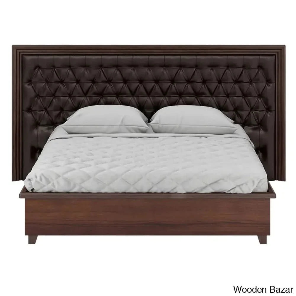 Luxury Upholstered Bed In Stylish And Function Design With Hydraulic Storage