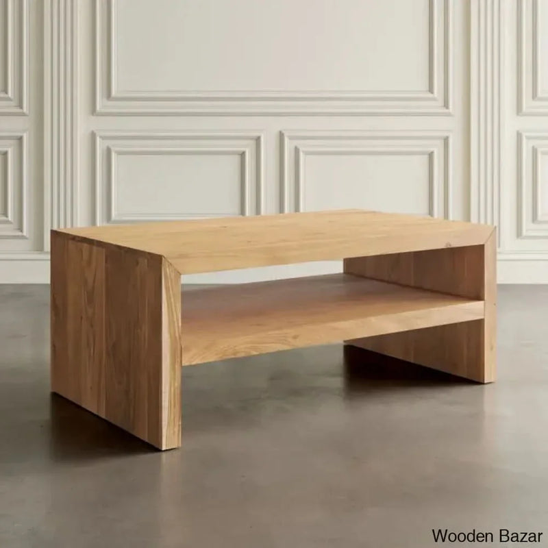 Lyndaller Solid Wood Single Coffee and center Table