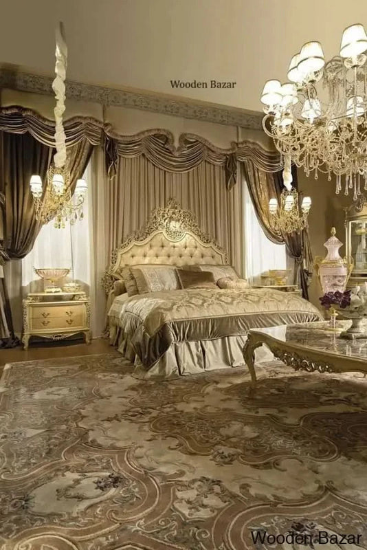 Magnificent Dura Bedroom Set in Classic Italian Style