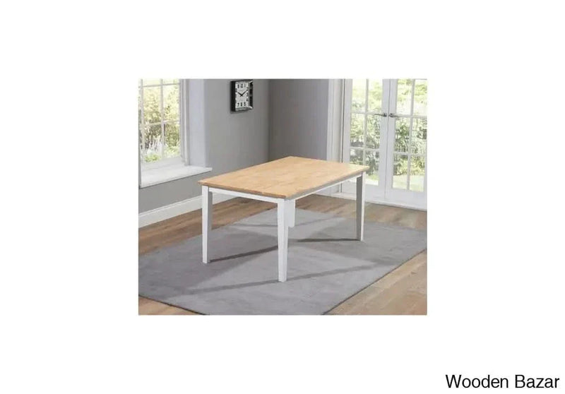 Mark Harris Chichester 150cm Oak and White Dt + 2 Chairs + 2 Large Benches