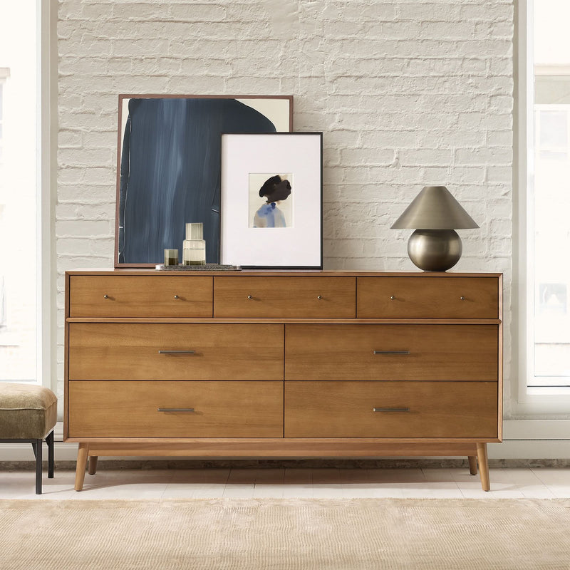 Perinand Mid-Century 7-Drawer Dresser - Craft Decor