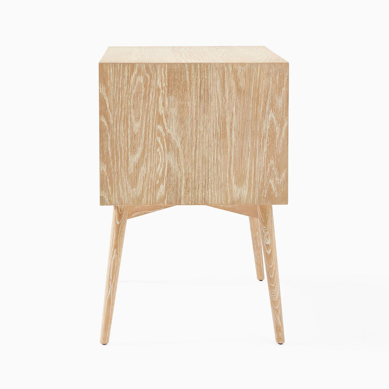 Reclier Mid-Century Closed Nightstand - Craft Decor