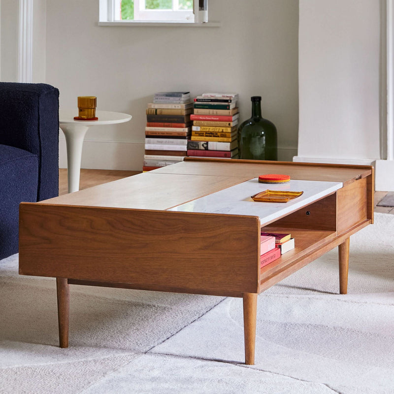 Rakmox Mid-Century Pop-Up Coffee/Center Table - Craft Decor
