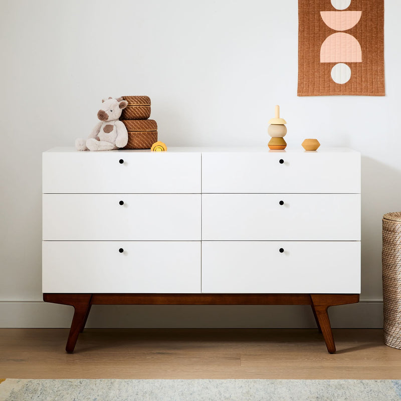 Modern 6-Drawer Dresser - Craft Decor