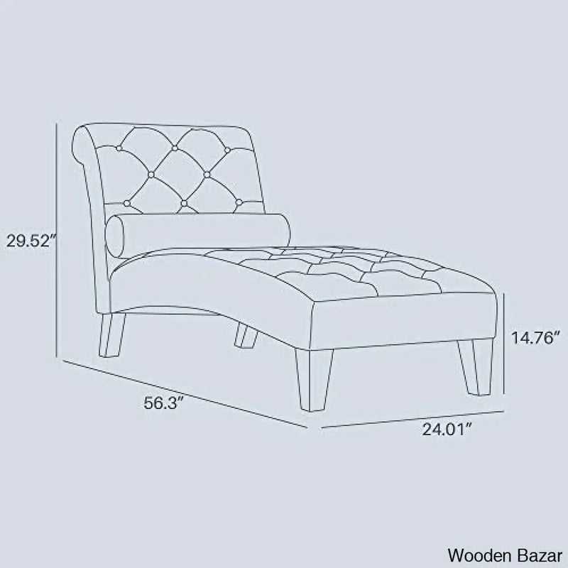 Modern Lounge Chaise Leisure Accent Chair Upholstered Couch