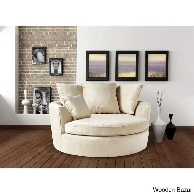 Modern Premium Barrel Shape Sofa Couch for Home & Office