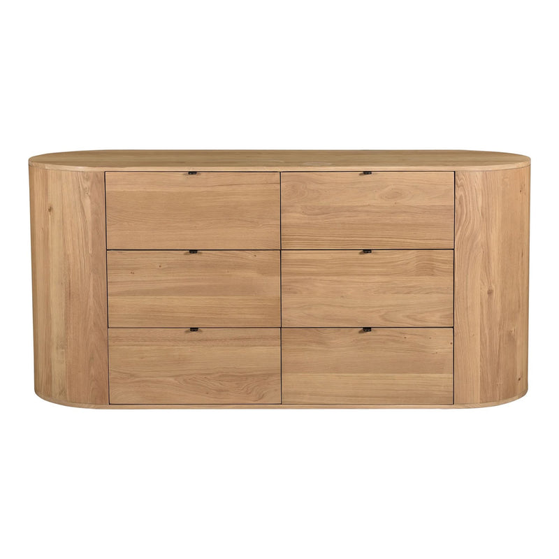 Gharel Modern Round Dresser (66") - Craft Decor