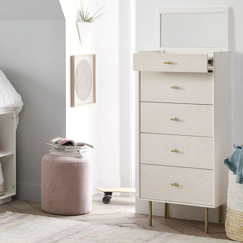Selluin 5-Drawer Jewelry Dresser (23") - Craft Decor