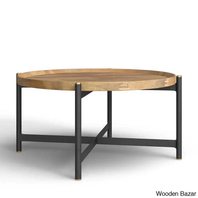Molise Solid Wood Top Coffee Table and center table