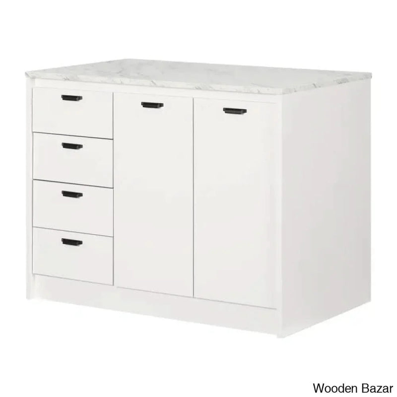 Myro Kitchen Island with Storage Kitchen trolley cart cabinet kitchen island with storage