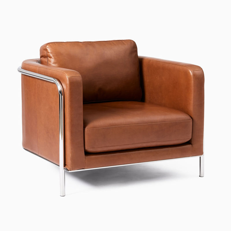 Kaevlon Leather Chair - Craft Decor