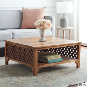 Nyaho Coffee And Center Table Burnt Natural