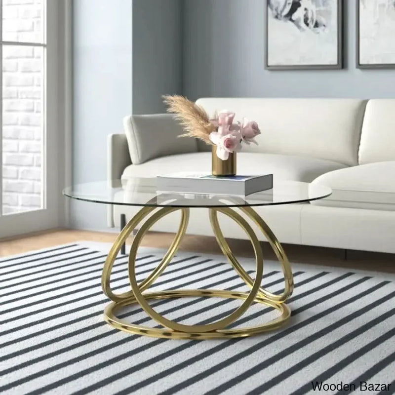 Paloalton Glass Top Coffee and Center Table