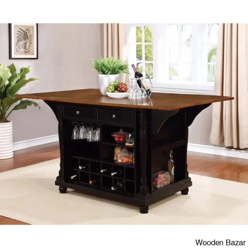 Petersburg Kitchen Island Kitchen trolley cart cabinet kitchen island with storage
