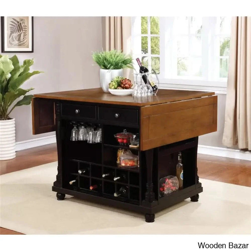 Petersburg Kitchen Island Kitchen trolley cart cabinet kitchen island with storage