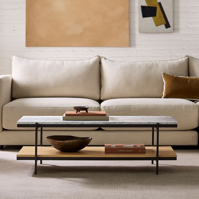 Yikler Pierce Marble Coffee Table - Craft Decor