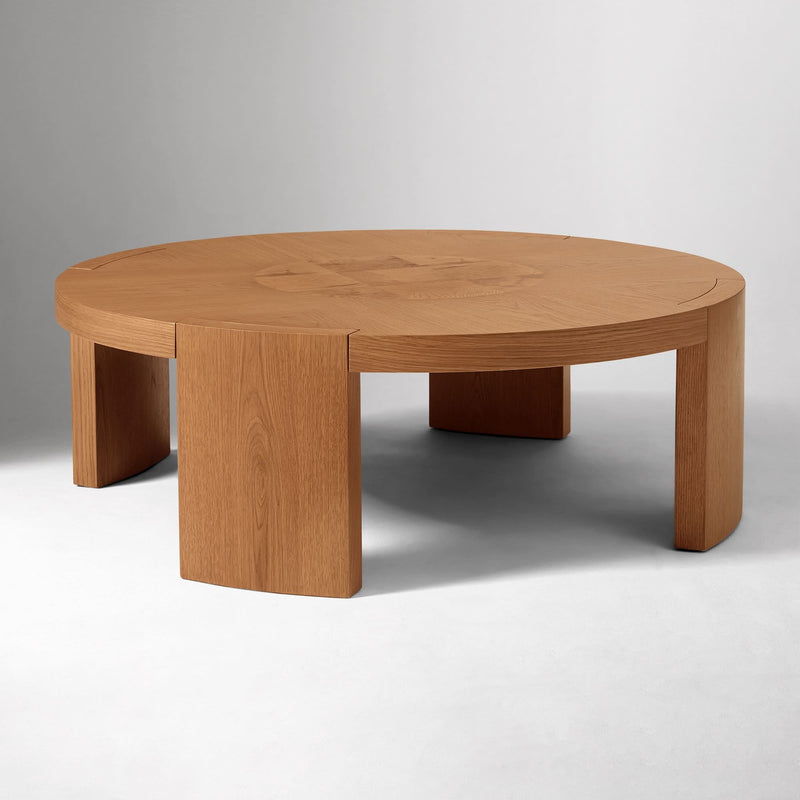 Jaller Pierce & Ward Inlay Wood Coffee Table - Craft Decor