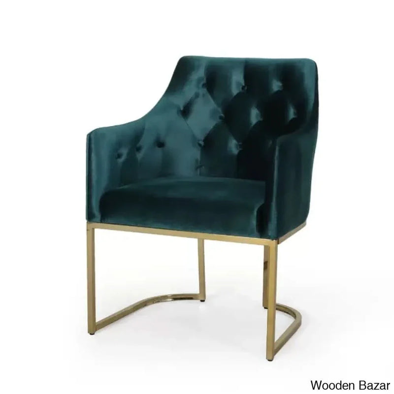Poynor 26'' Wide Tufted Velvet Armchair